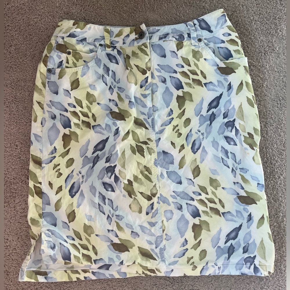 Talbots Stretch Pants with Camouflage Pattern